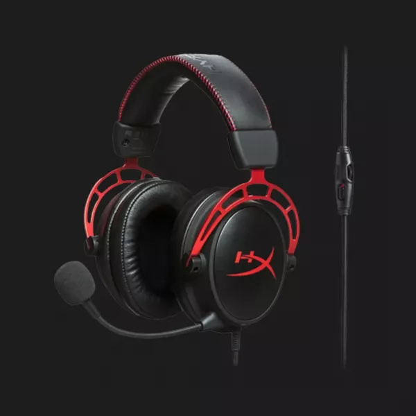 Ігрова гарнітура HyperX Cloud Alpha mini-jack/dual 3.5мм, 1.2м/2м (Black/Red) (EU)
