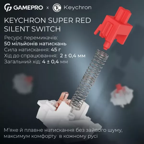 Клавіатура GamePro Asgard Ragnar (MK285BL) (Blue) (UA)