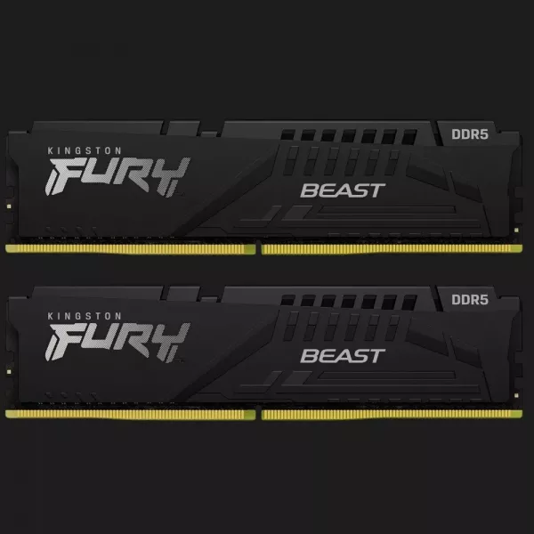 Оперативна памʼять Kingston Fury Beast DDR4 16GB 2x8GB 3200MHz (KF432C16BBK2/16)