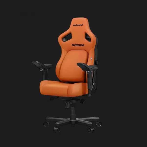 Крісло ігрове Anda Seat Kaiser 4 V2 XL PVC (Orange) (UA)