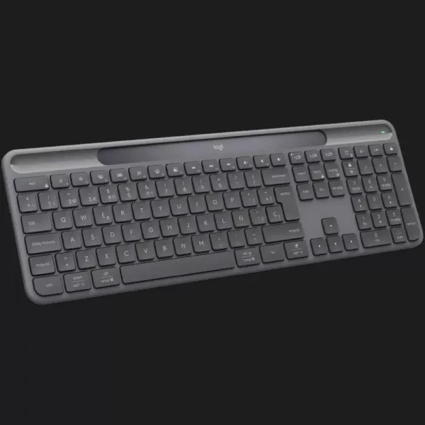 Клавiатура бездротова Logitech Slim Solar+ for Business (Graphite) (UA)