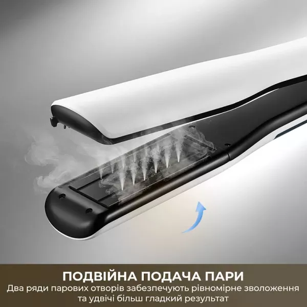 Випрямляч паровий Dreame AuraSteam Straight (White)