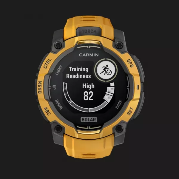 Garmin Instinct 3 45mm Solar Sunburst with Sunburst/Gray Band