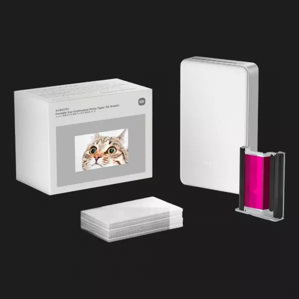 Фотопапір Xiaomi Portable Dye-Sublimation Photo Paper (50 Sheets)