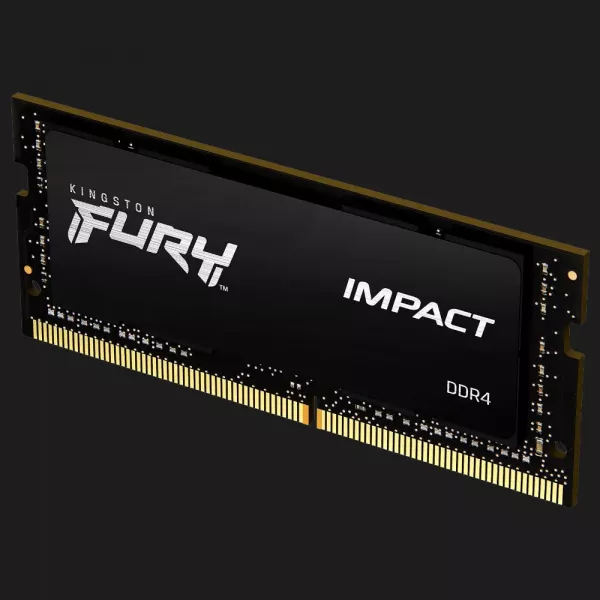 Оперативна памʼять Kingston Fury Impact SO-DIMM DDR4 32GB 1x32GB 3200MHz (KF432S20IB/32)