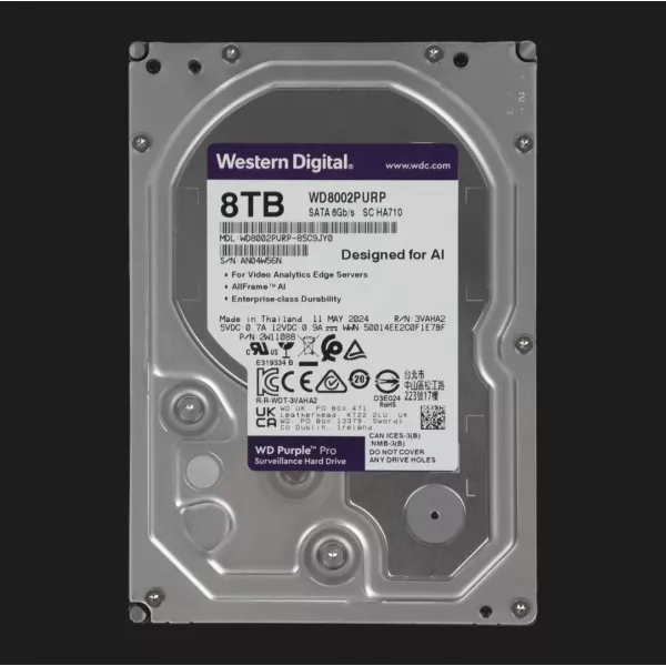 Жорсткий диск Western Digital Purple Pro 22TB 3.5