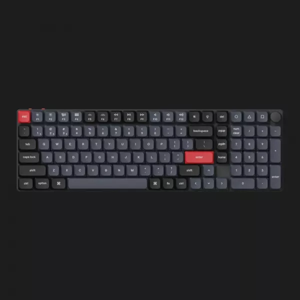 Ігрова клавіатура Keychron K17 Pro 103 Key RGB Gateron MX 2.0 Brown (Black) (K17P-B3-UA)