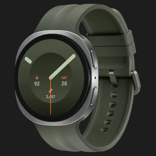 Смарт-годинник Samsung Galaxy Watch 9 44mm Silver with Olive Sport Band (SM-L350NZSA) (Standard)