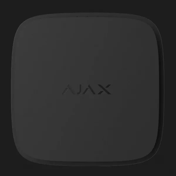 Датчик диму та температури Ajax FireProtect 2 RB Heat Smoke Jeweler (Змінна батарея) (Black)