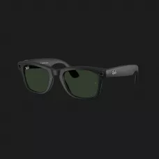 Смарт-окуляри Ray-Ban Meta Wayfarer Large Matte Black/Clear to Graphite Green Transitions (RW4008 601S1M 53-22) (L)