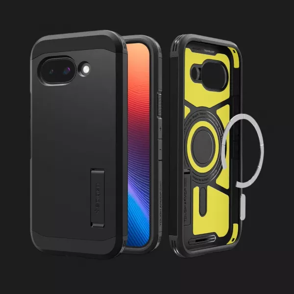 Чохол Spigen Tough Armor MagSafe для Google Pixel 9а (Black)