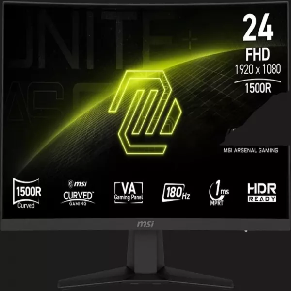 Монітор MSI 23.6” MAG 244C (9S6-3BB31H-027) (UA)