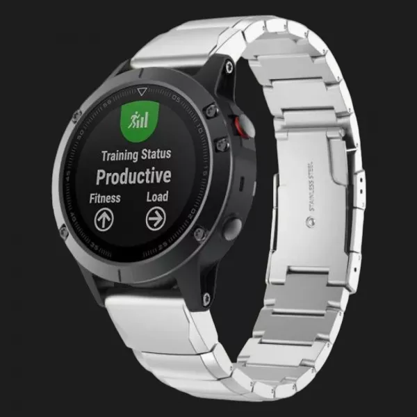 Ремінець Metal Strap для Garmin 22 mm (Silver)