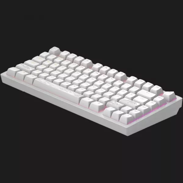 Клавіатура ігрова Dark Project ALU81 Terra Nostra ENG/UA (White) (UA)