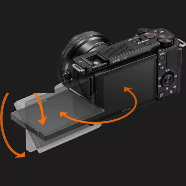 Цифровий фотоапарат Sony ZV-E10 Body (Black) (ILCZVE10B.CEC) (Standard)