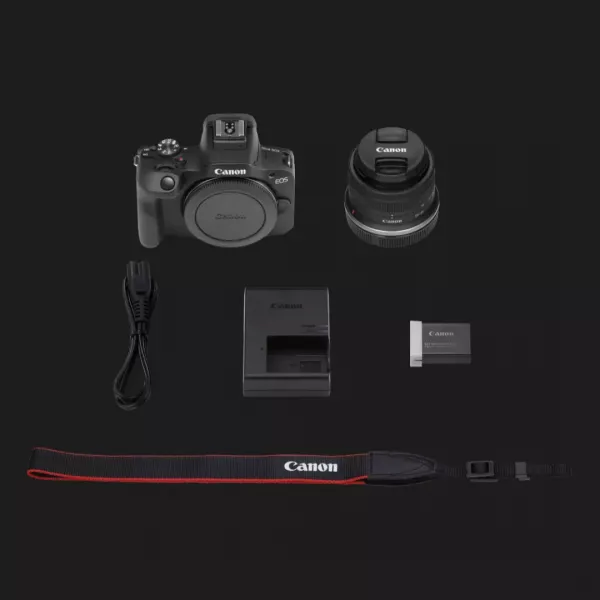 Цифровий фотоапарат Canon EOS R100 kit 18-45mm IS STM (6052C013) (Standard)