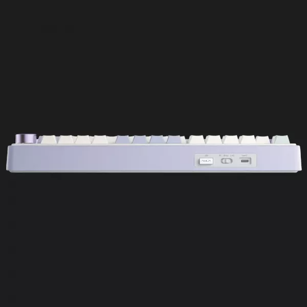 Клавіатура ігрова AULA F75 Wireless (White/Lilac)