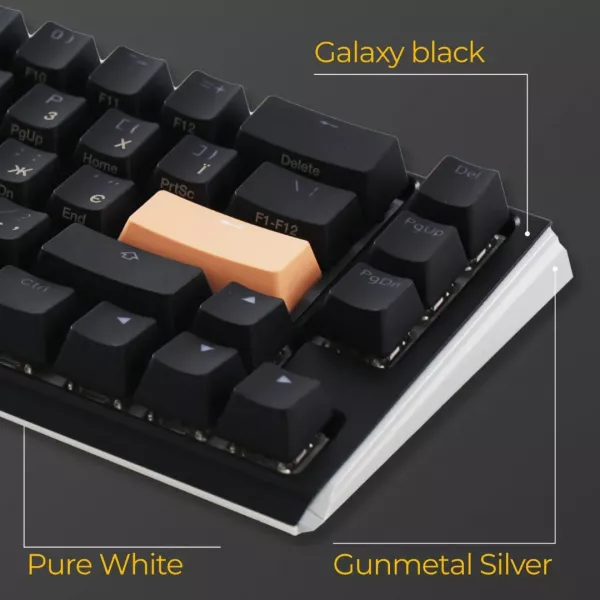 Клавіатура ігрова Ducky One 3 Mini Cherry MX Silent red RGB (Black) (UA)