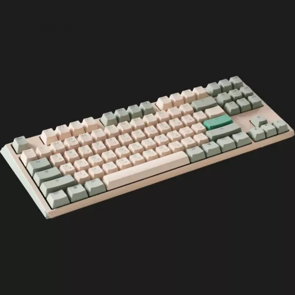 Клавіатура ігрова Ducky One 3 TKL Cherry MX Red (Matcha Cream) (UA)
