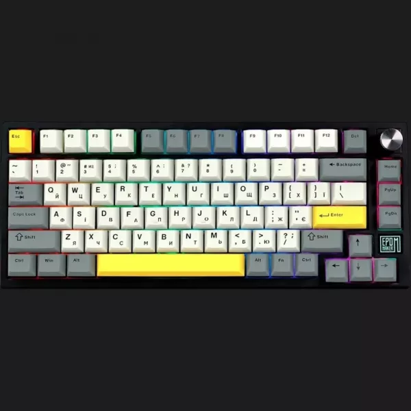 Клавіатура ігрова Epomaker TH80 SE Flamingo (Black) (UA)