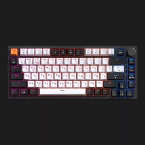 Ігрова клавіатура GamePro MK160B (Red) з Hot-Swap RGB Black (UA)
