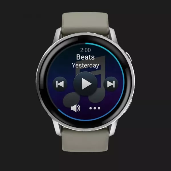 Garmin Venu 4 45mm Silver with Silver Gray Silicone Band