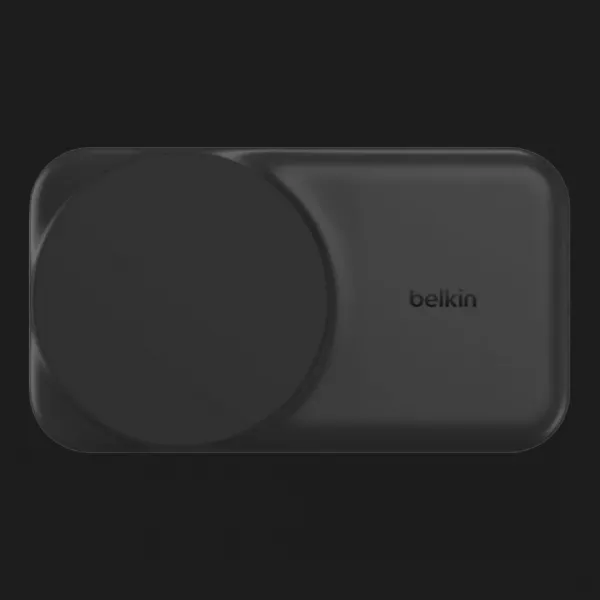 Безпровідна зарядка Belkin 2в1 UltraCharge Foldable Magnetic Charging 25Вт (Black)