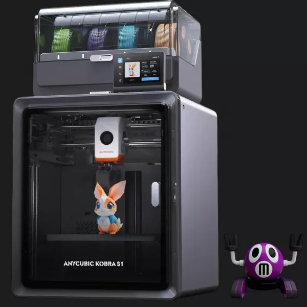 3D-принтер Anycubic Kobra S1 Combo (Black)