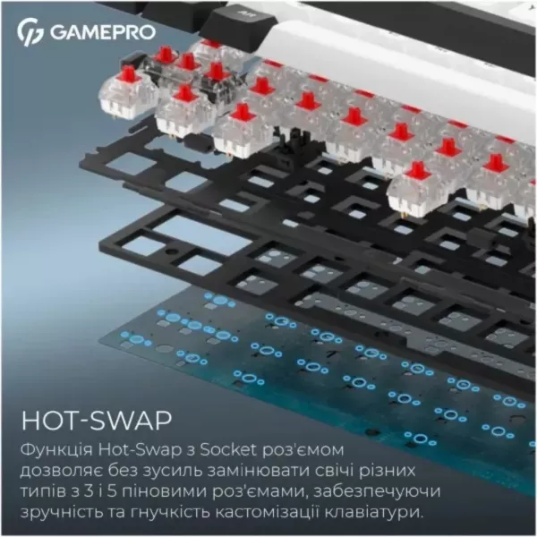 Клавіатура GamePro Asgard Valhalla (MK210B Pro) (Black) (UA)
